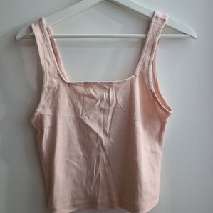 Forever 21 Crop Light Pink Tank